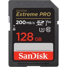 SanDisk SDXC 128Gb UHS-I U3 R200/W90MB/s Extreme Pro V30